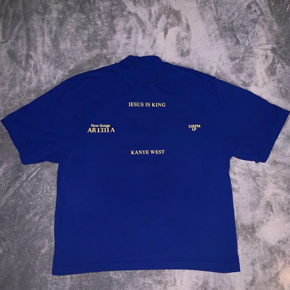 “Jesus is king” album release T-shirt
